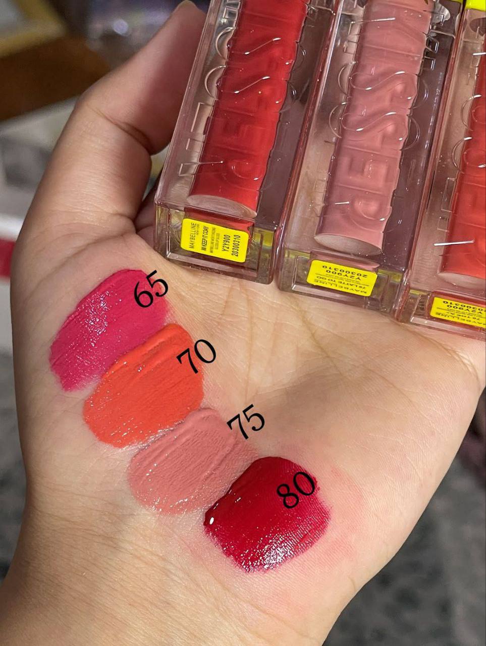 Mayblline lip gloss