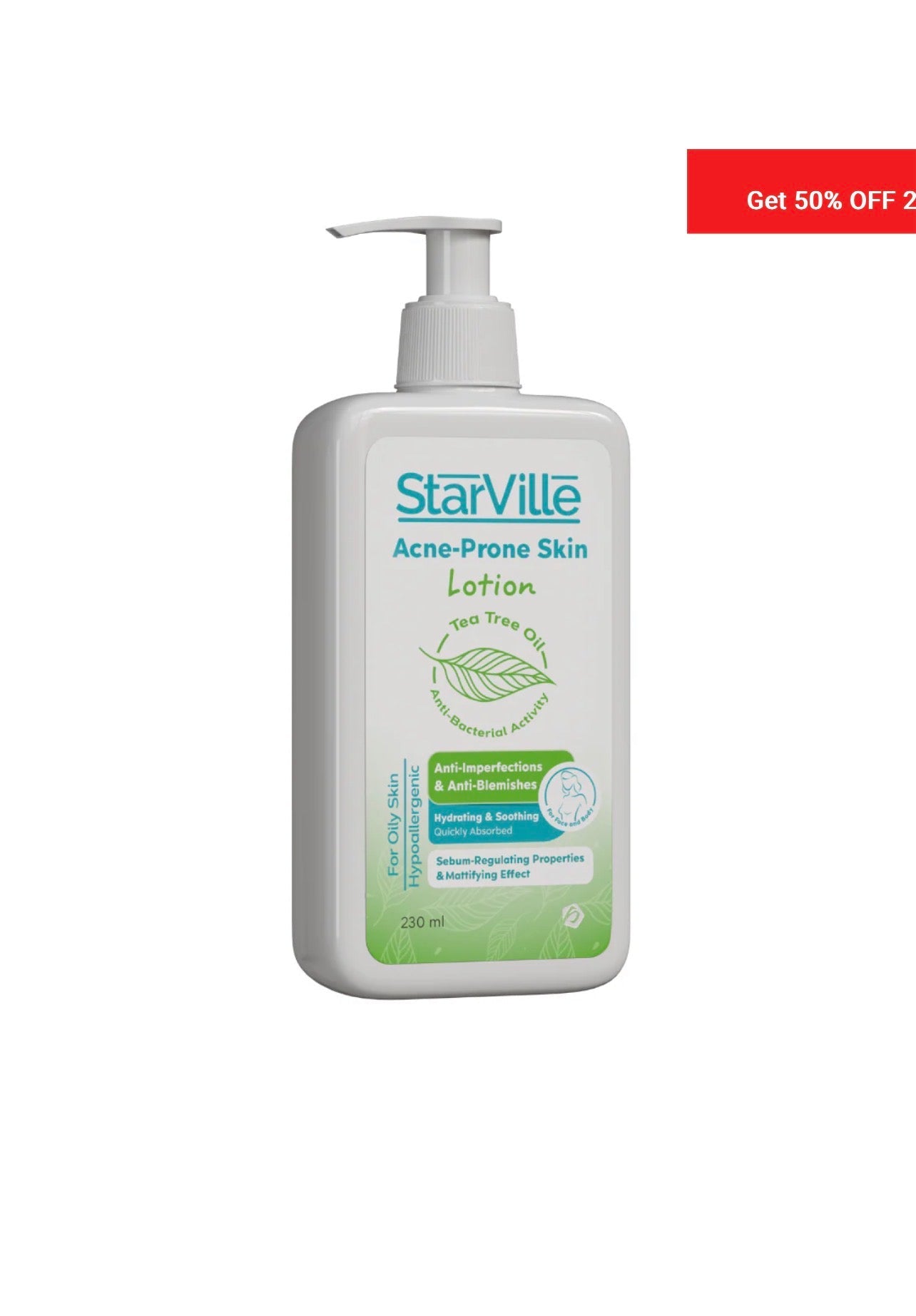 Starville acne prone skin lotion